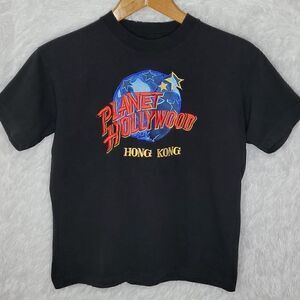 Vintage Planet Hollywood Hong Kong Embroidered Shirt